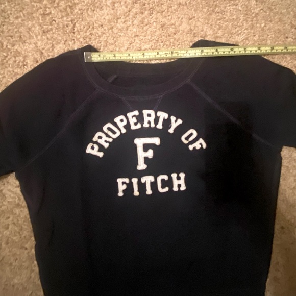 Abercrombie & Fitch Navy Blue Sweatshirt - Picture 6 of 9
